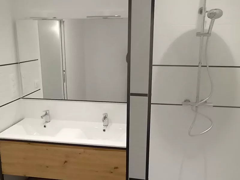Rénovation annexe : salle de bain